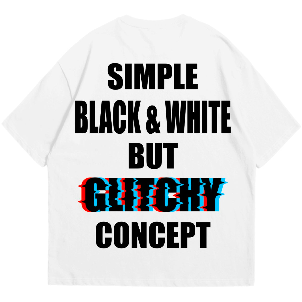 Simple but Glitchy Concept (White Ver)